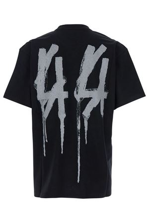 Black cotton T-shirt 44 LABEL GROUP | B0030556FA582P669